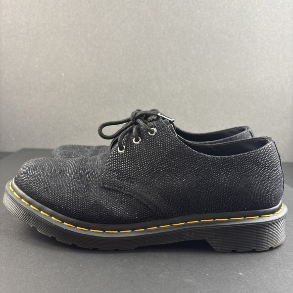Dr Martens 1461 Glitter US Women's 10‎ Black Sparkle Oxford Shoes Streetwear - Picture 5 of 11